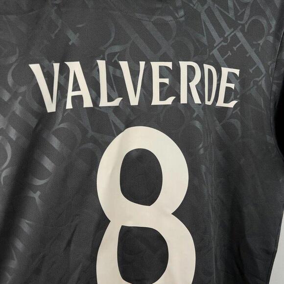Adidas Real Madrid Valverde #8 Soccer Jersey Men's Small Gray 2024/25 Third Kit - Picture 2 of 8
